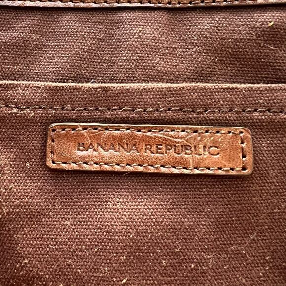 Banana Republic Women's Shoulder Tote Bag Soft Leather Croc Print Magnetic - Picture 9 of 12